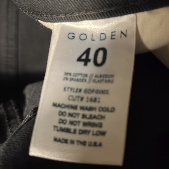 Golden brand black skinny jeans with red lightning bolt down leg - Picture 8 of 9